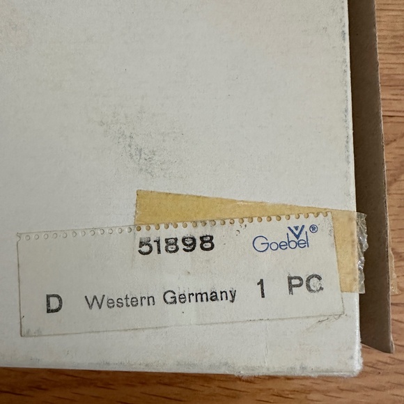 1975 First Edition Mothers Series Rabbit Plate Goebel W Germany with Box - Picture 11 of 13